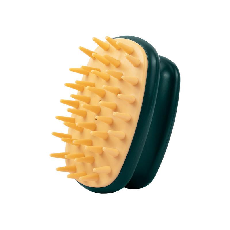 streak street hair shampoo brush and scalp massager- dandellion yellow