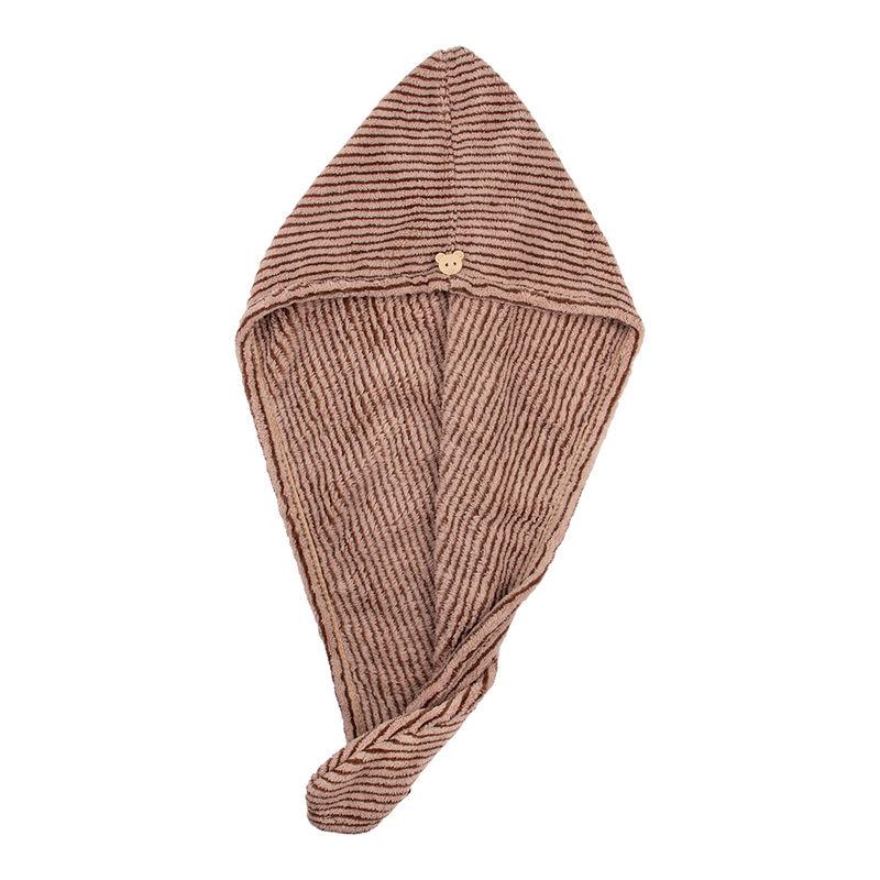 streak street microfiber hair wrap towel- choco mudpie