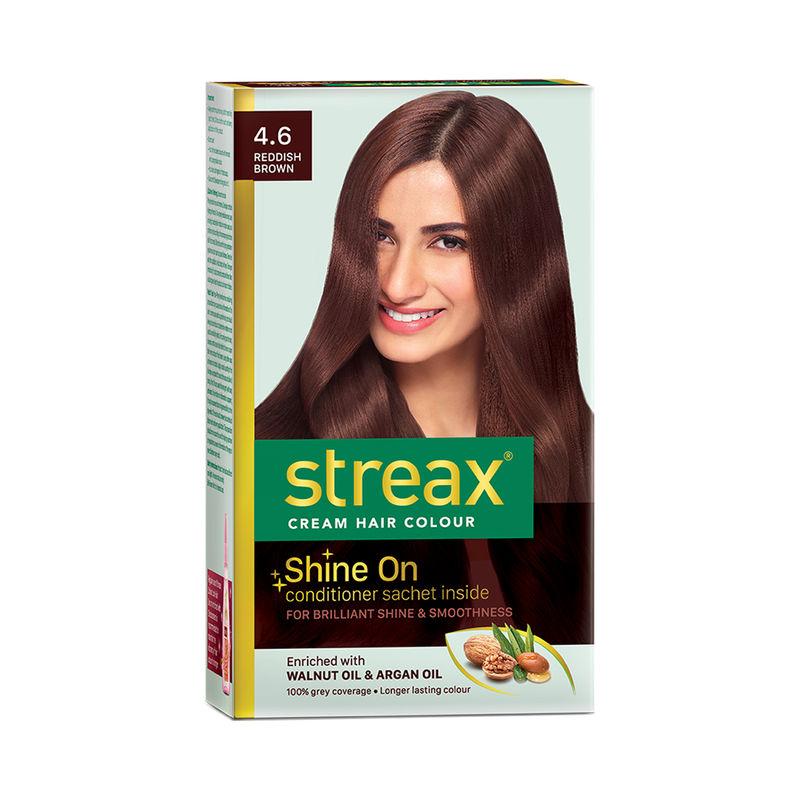 streax hair colour - reddish brown 4.6
