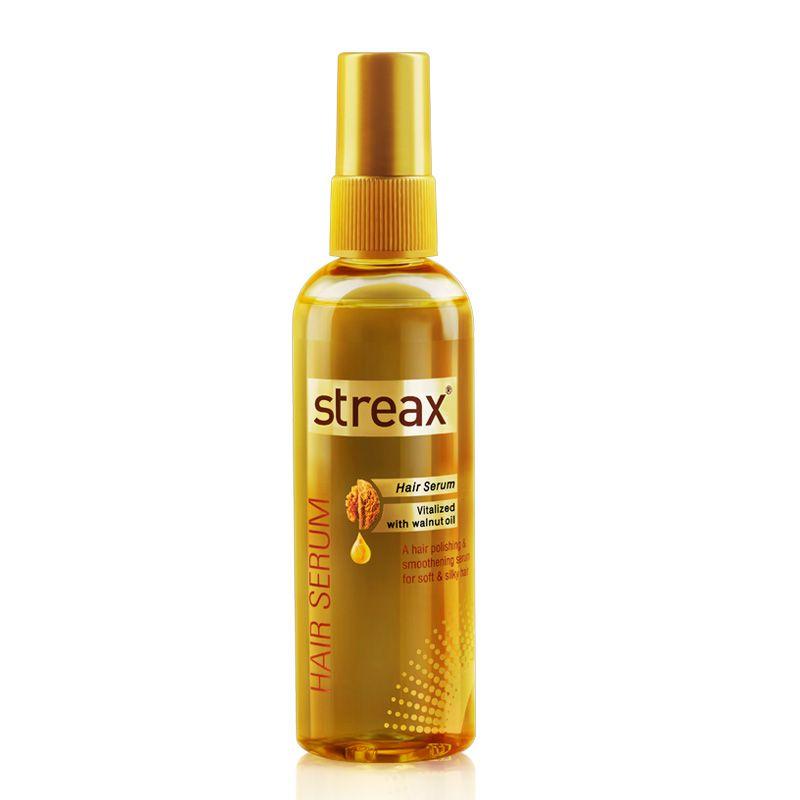 streax hair serum vitalised with walnut oil & vitamin e - 200ml