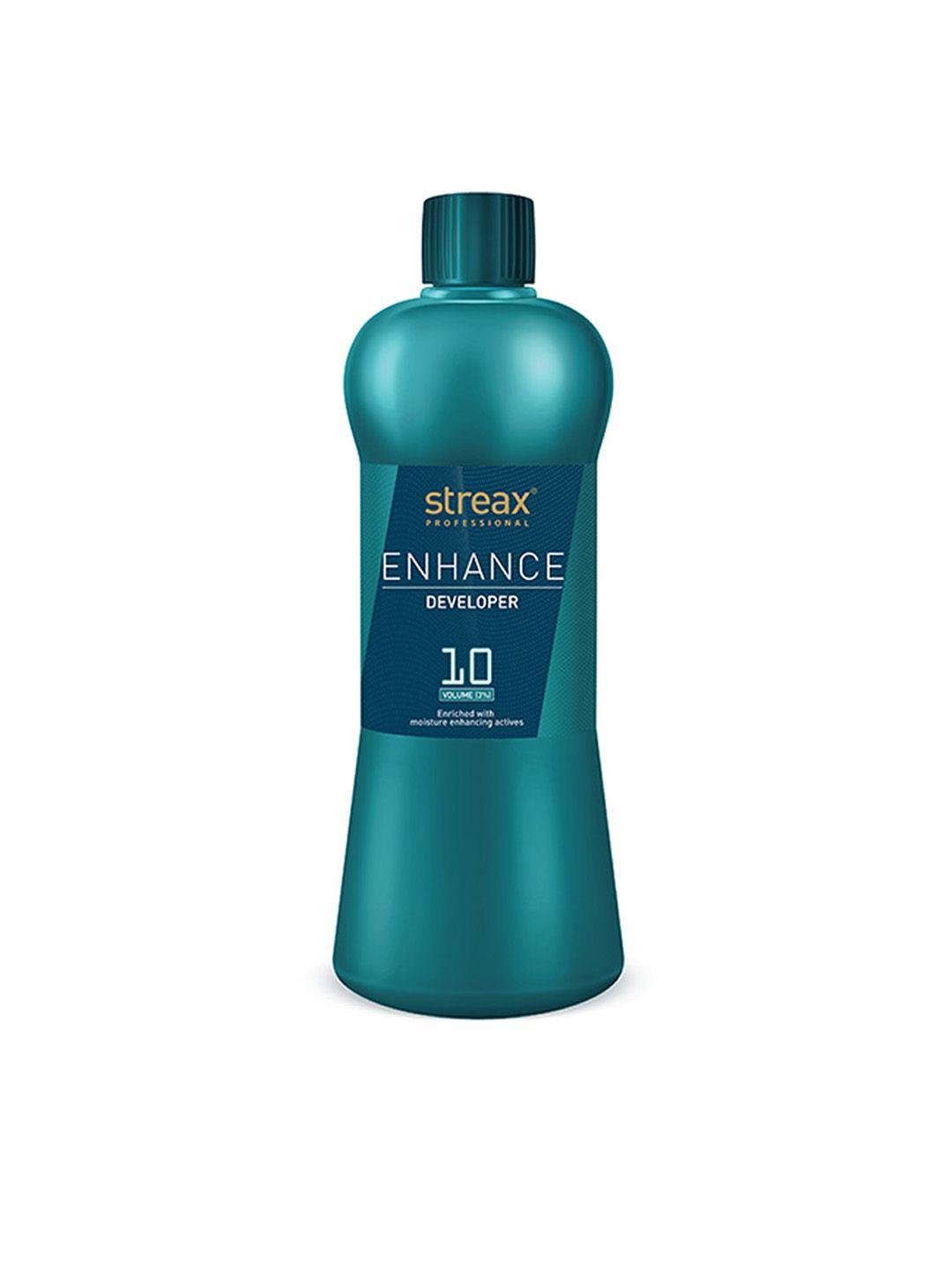 streax professional enhance 10 volume hair colour developer with lanolin - 1000 ml