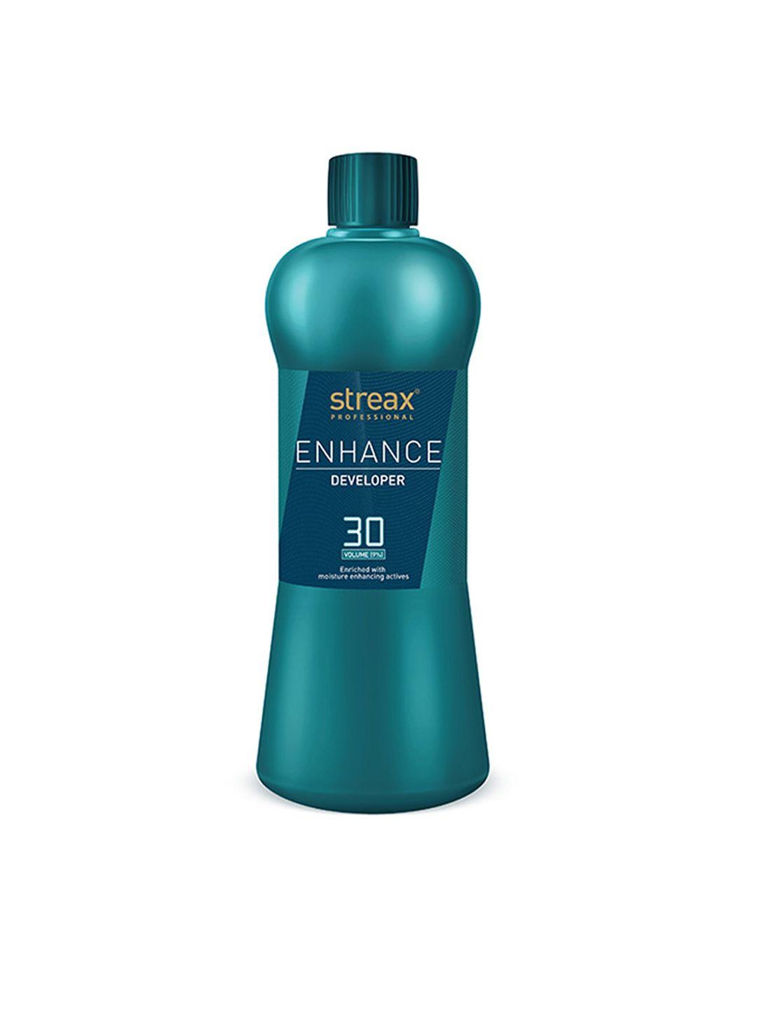 streax professional enhance 30 volume hair colour developer with lanolin - 1 l