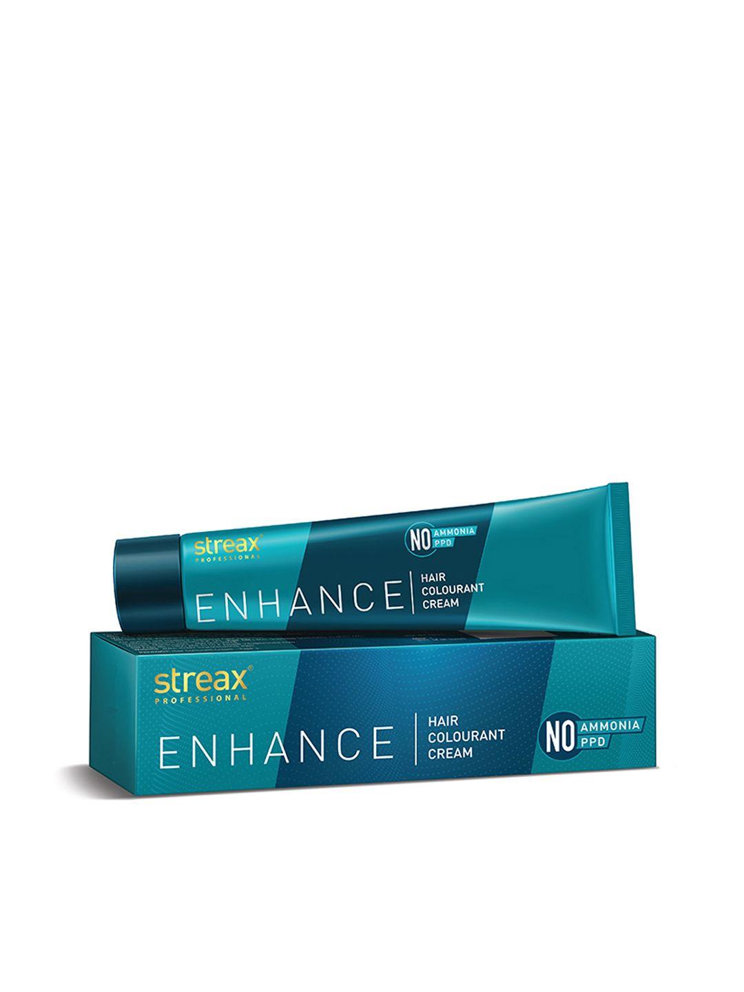 streax professional enhance ammonia & ppd free hair colourant cream 90g - brown 4