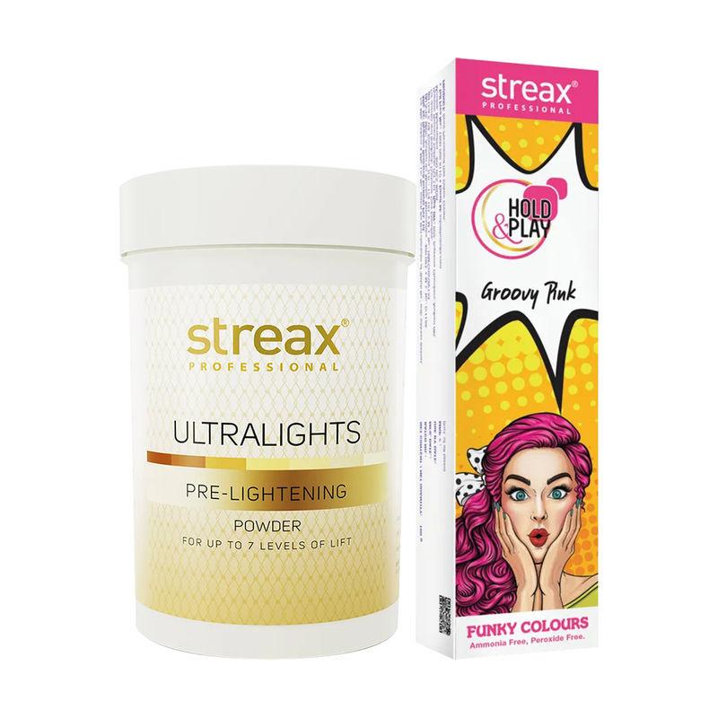 streax professional funky colour combo - groovy pink