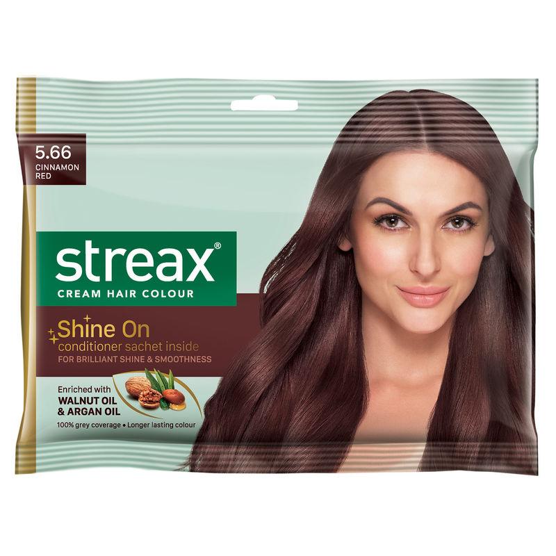 streax hair colour - cinnamon red 5.66