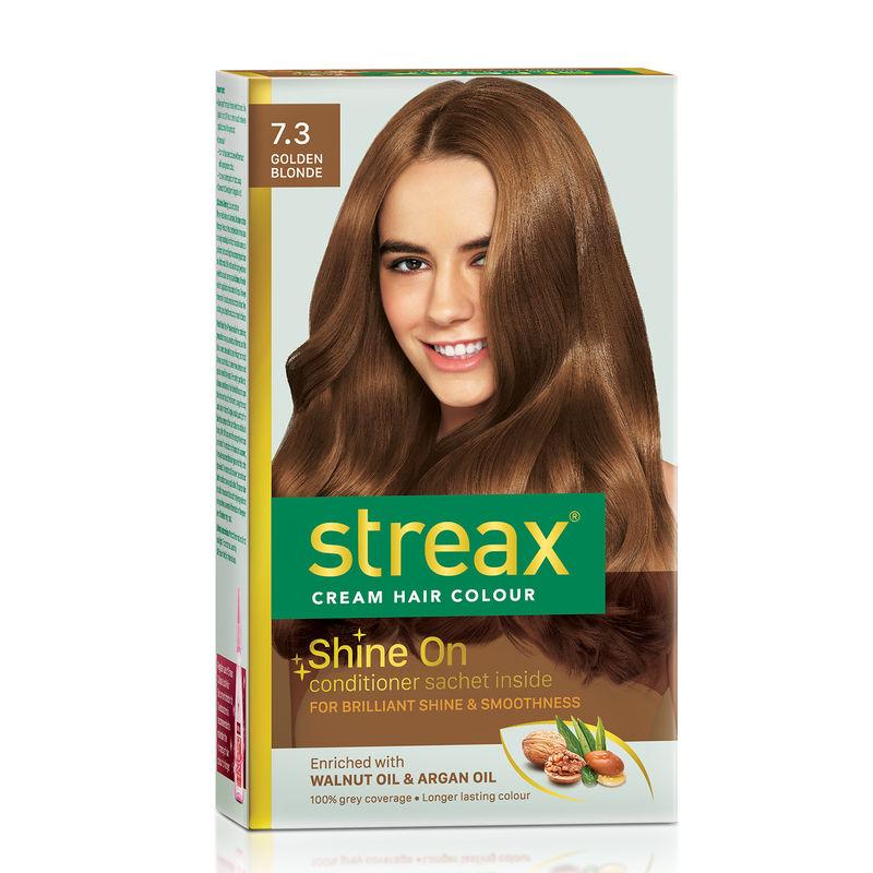 streax hair colour - golden blonde 7.3