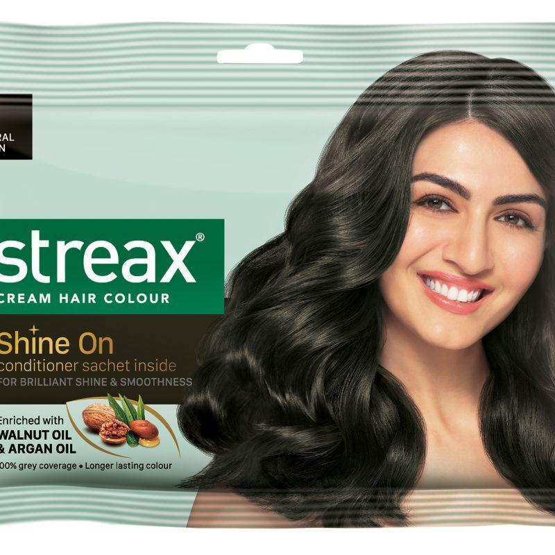 streax hair colour - natural brown 4