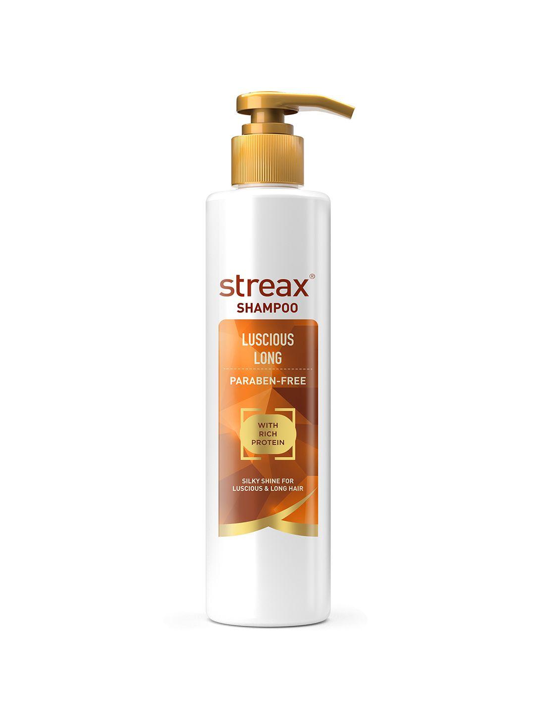 streax luscious long shampoo with rich protein - 240 ml