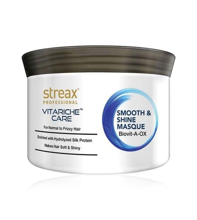 streax professional vitariche care smooth & shine masque - 200 gm