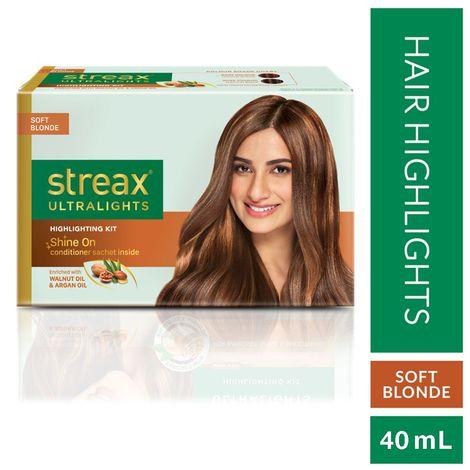 streax ultralights highlighting kit - soft blonde (20 ml + 20 g)