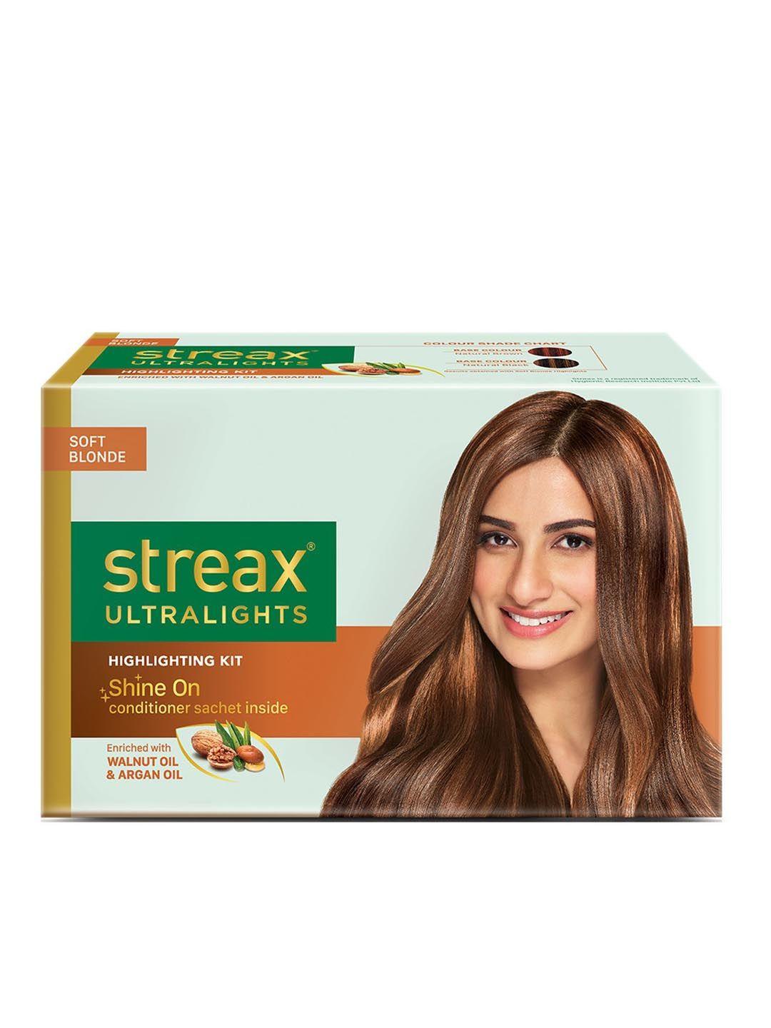streax ultralights walnut oil & argan oil highlighting kit 40 ml - soft blonde