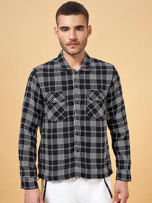 street 808 by pantaloons multicolored regular fit checks shirt