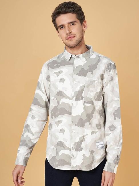 street 808 by pantaloons multicolored regular fit printed shirt