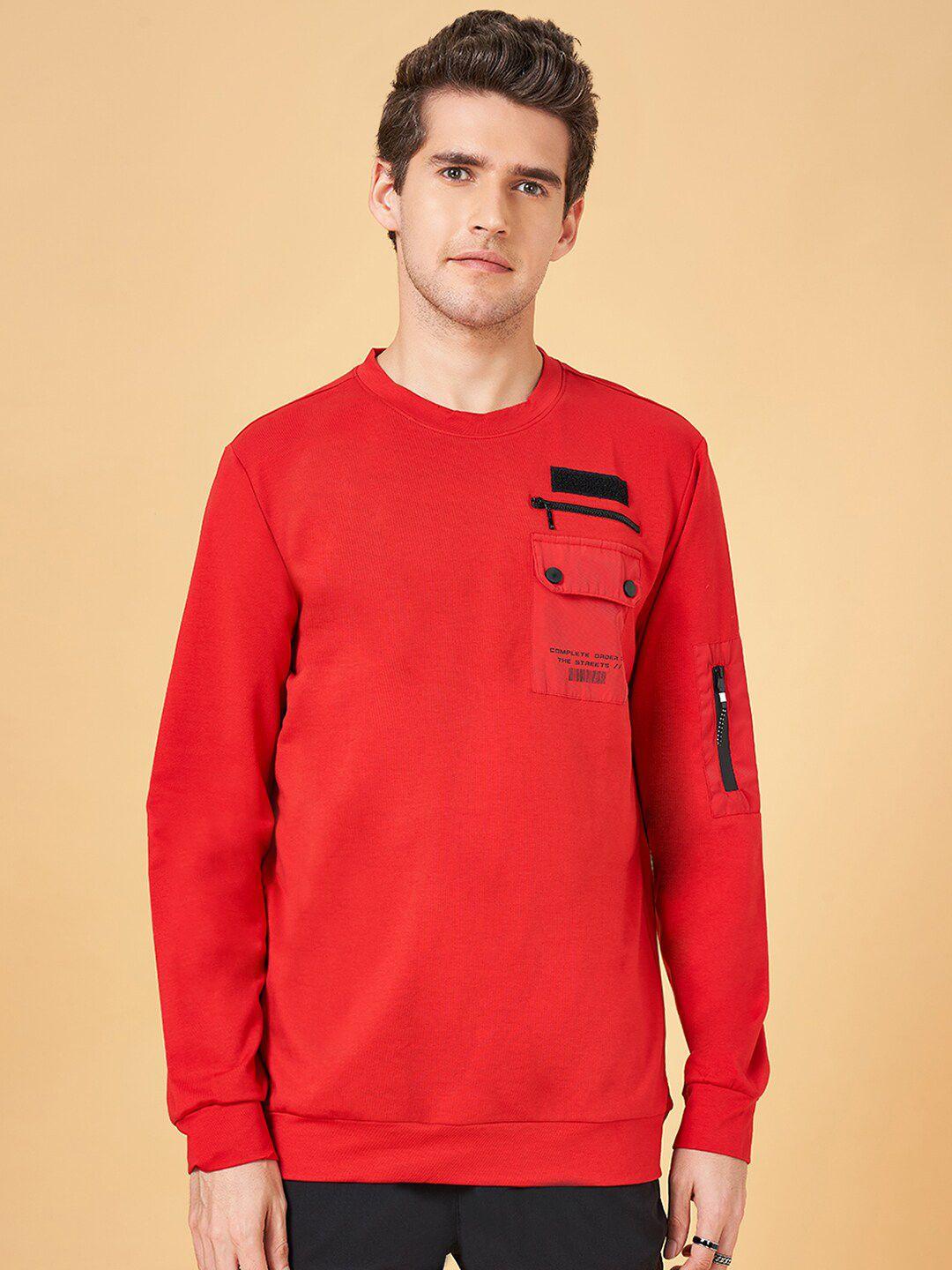 street 808 by pantaloons round neck cotton sweatshirt