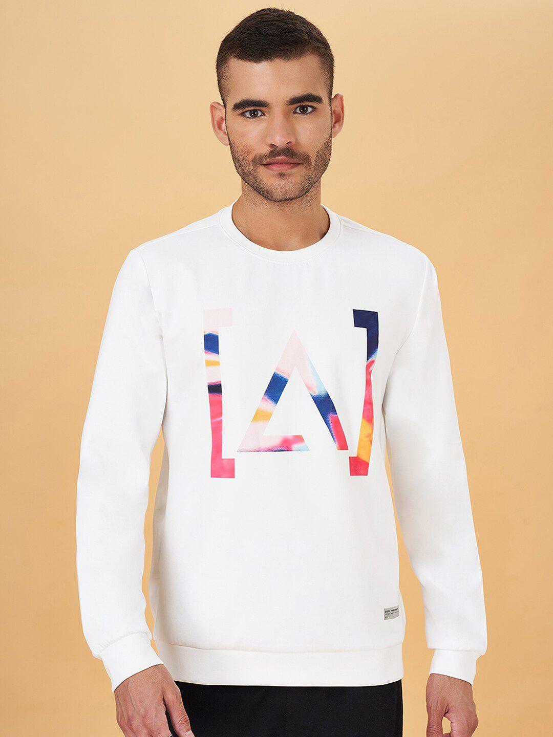 street 808 by pantaloons typography printed pullover