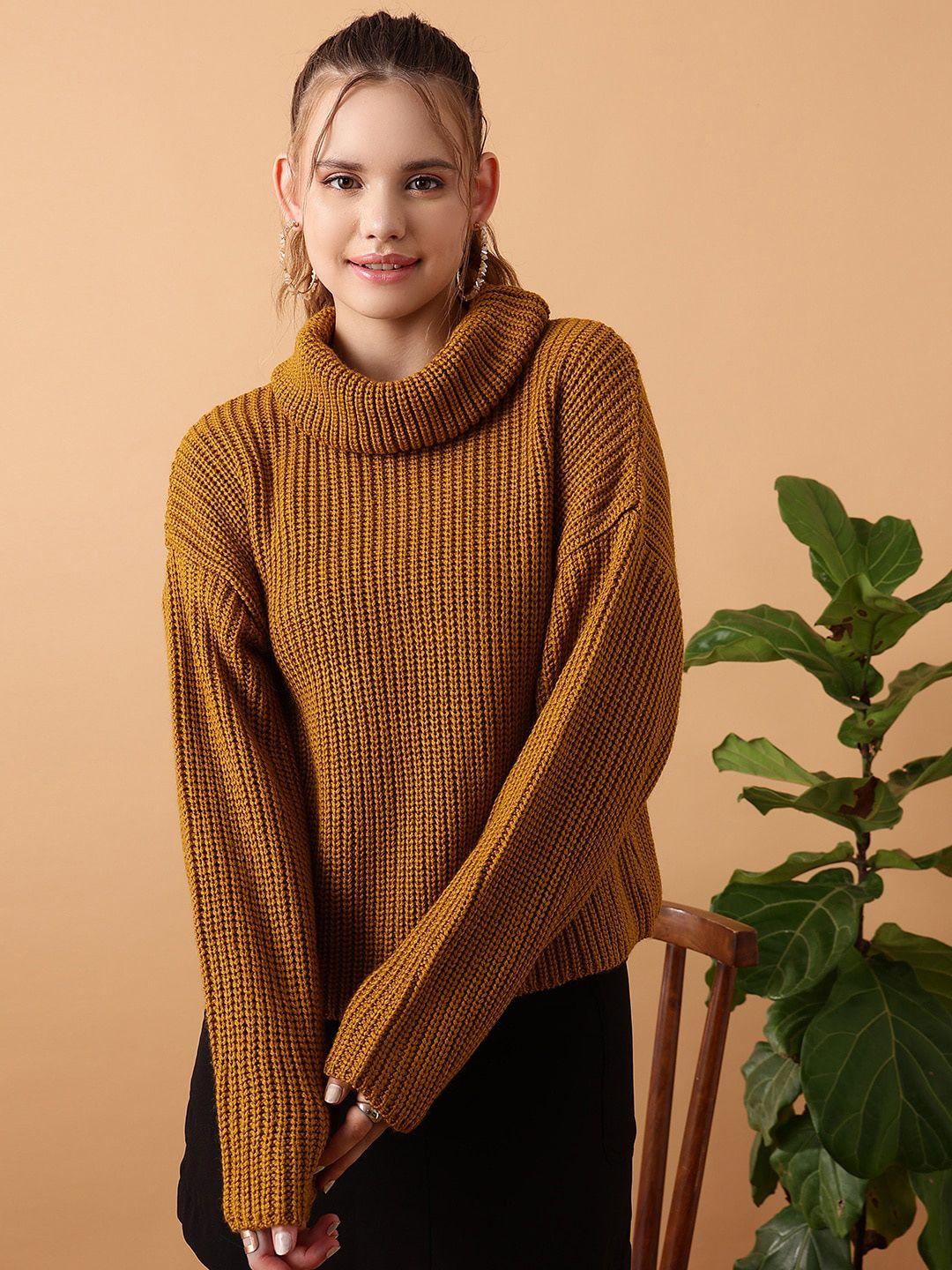 street 9 ribbed turtle neck pullover