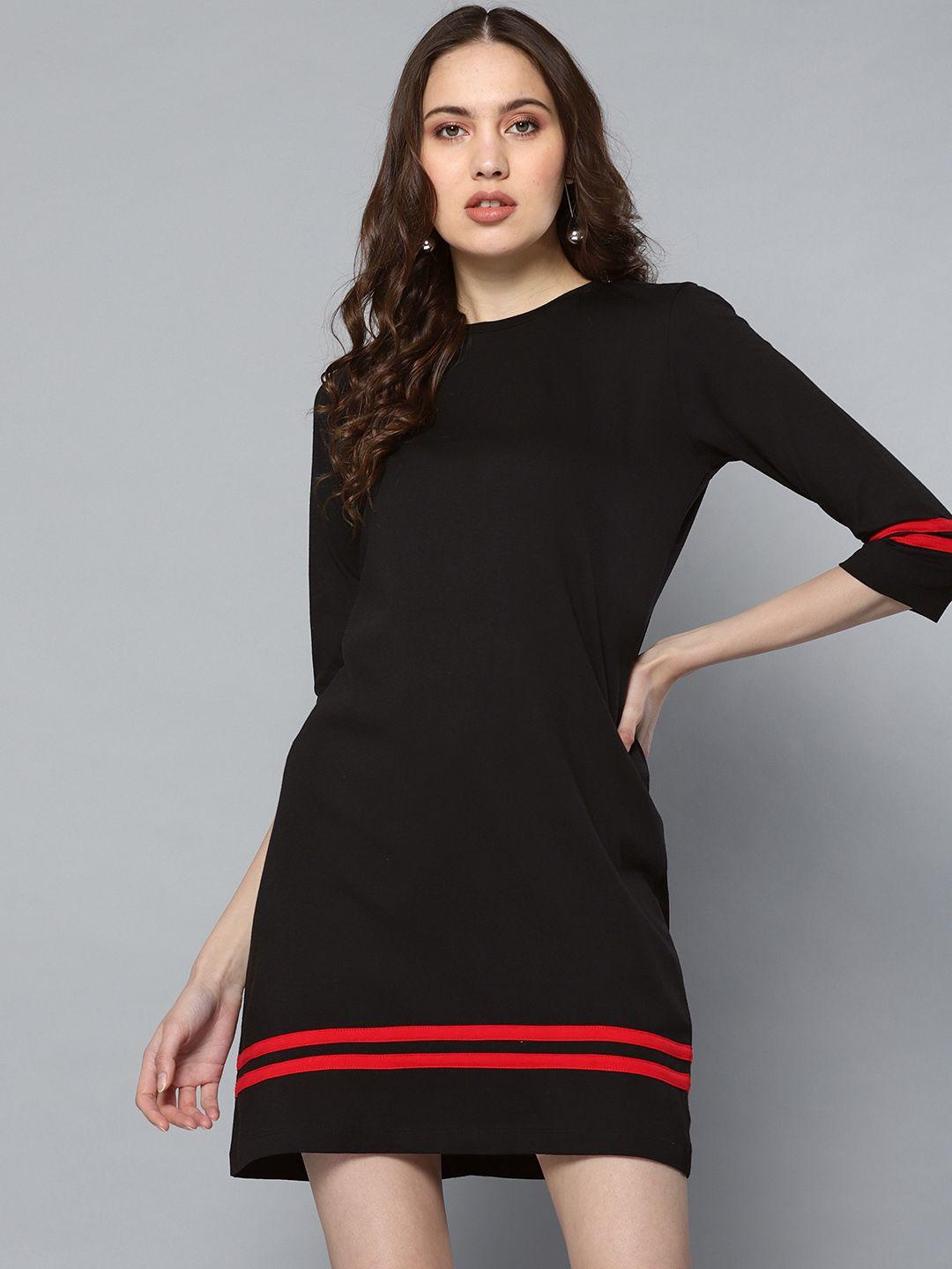 street 9 women black t-shirt dress