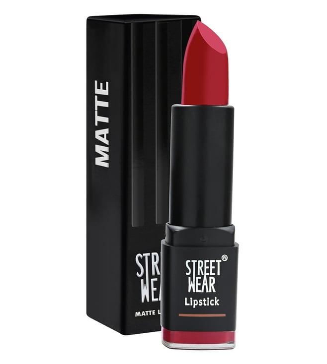 street wear matte lipstick diva red - 4.2 gm