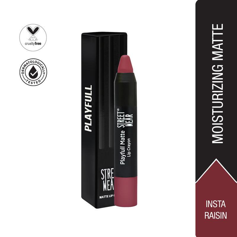 street wear playfull matte lip crayon