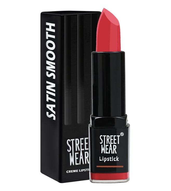 street wear satin smooth lipstick english rose - 4.2 gm