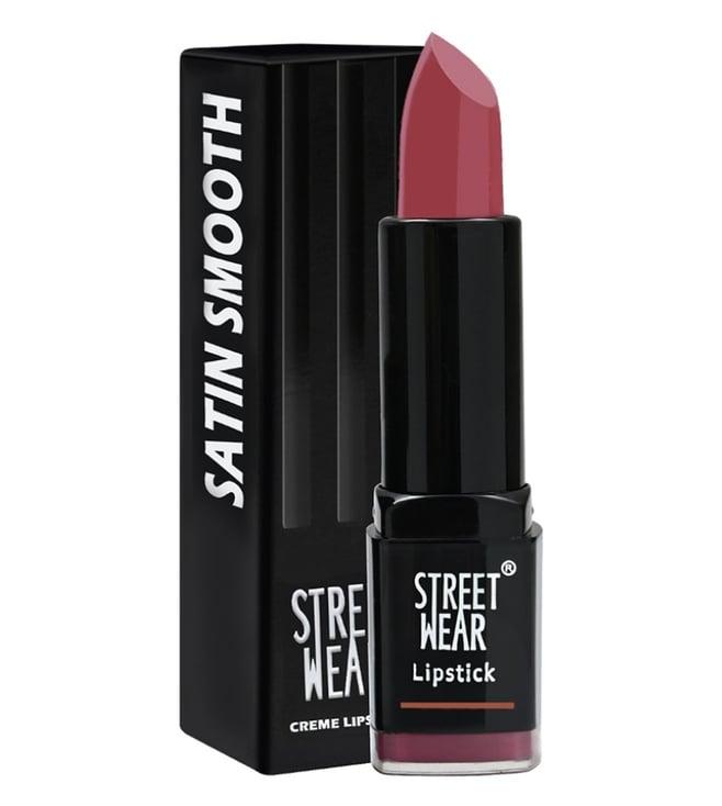 street wear satin smooth lipstick forever mauve - 4.2 gm