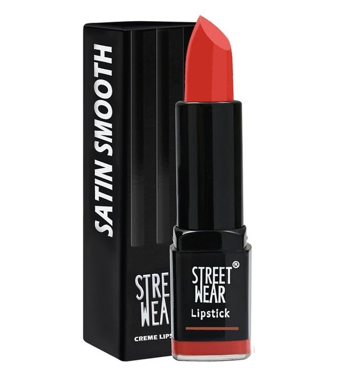 street wear satin smooth lipstick tangerine touch - 4.2 gm