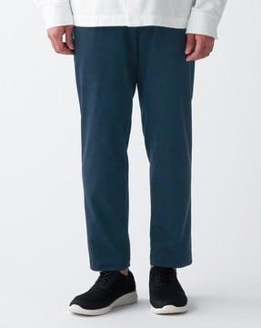 stretch brushed pique tapered pants