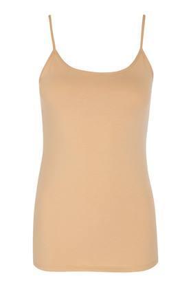 stretch cotton camis - buff