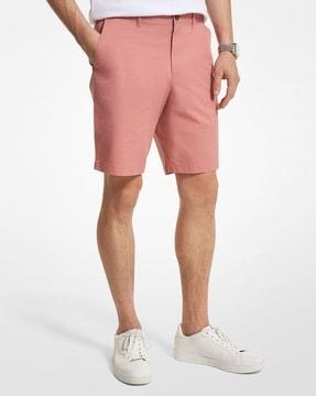 stretch cotton shorts