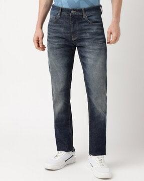 stretch cotton slim fit jeans