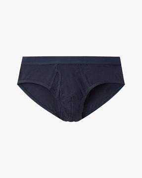 stretch front-open briefs