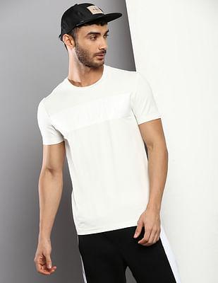 stretchable embossed t-shirt