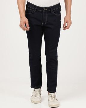 stretchable low rise slim jeans