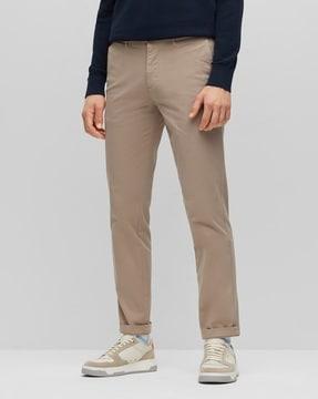 stretchable gabardine regular fit chinos