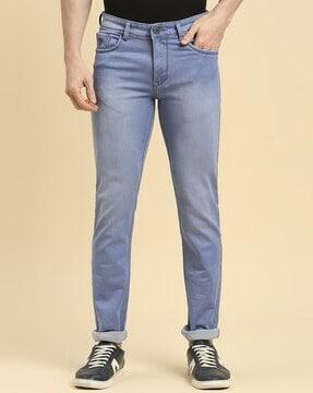 stretchable slim fit denim jeans