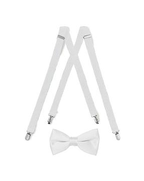 stretchable suspender belt with bow