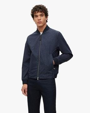 stretchable water-repellent slim fit jacket