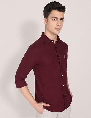 stretchy twill shirt