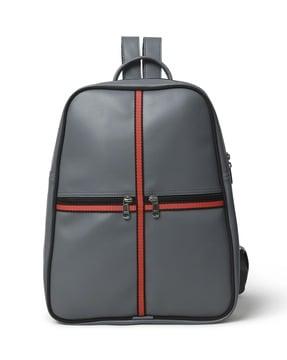 stripe laptop backpack