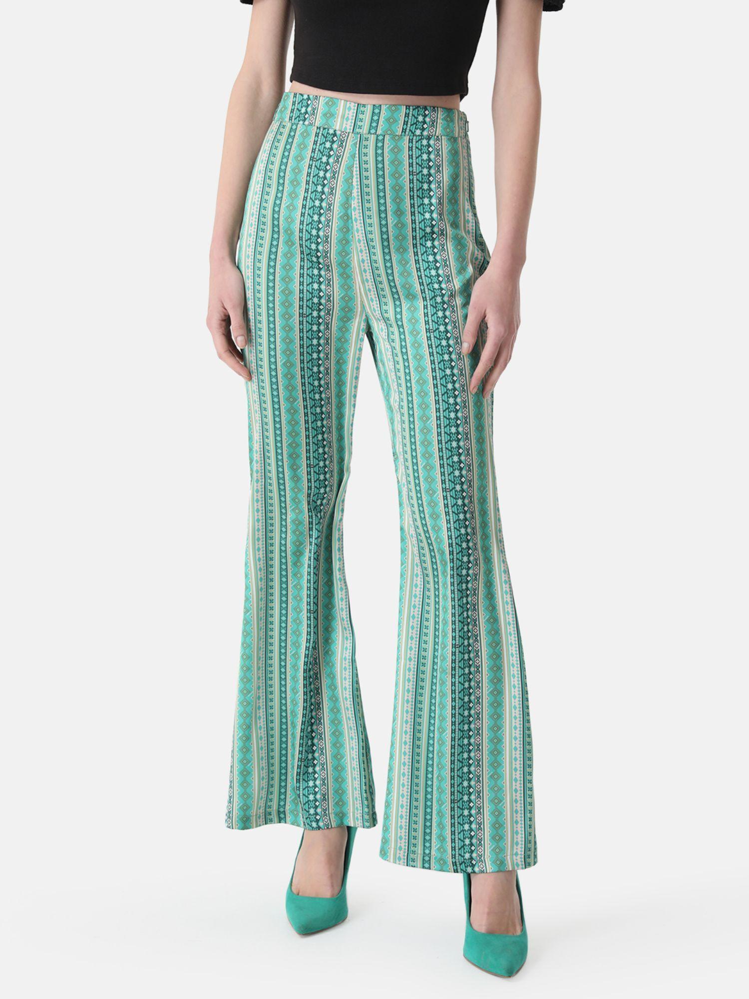 stripe printed pant