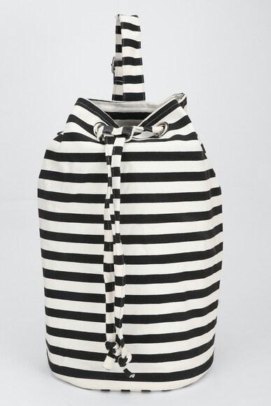 striped backpack