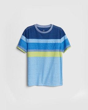 striped-crew-neck-t-shirt-with-patch-pocket
