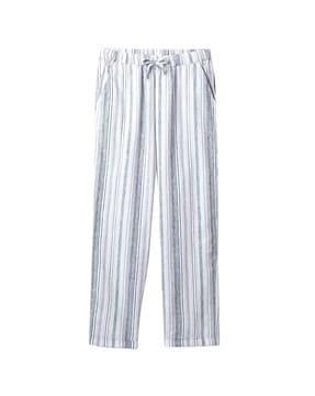 striped straight fit trouser