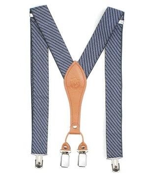 striped suspender belt