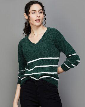striped-sweater-dress