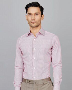 striped tailored-fit classic shirt