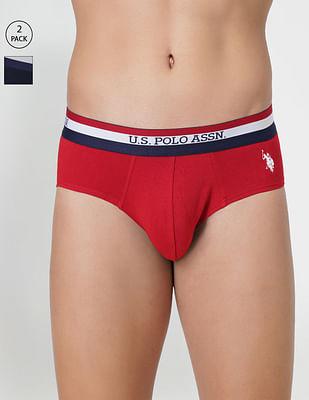 striped waistband eb002 briefs - pack of 2