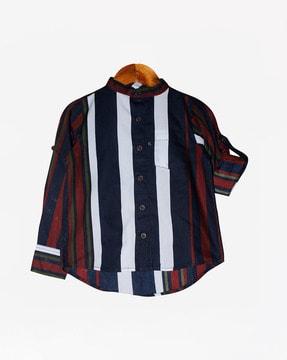 striped  regular  shirt