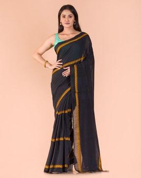 striped bengal saree