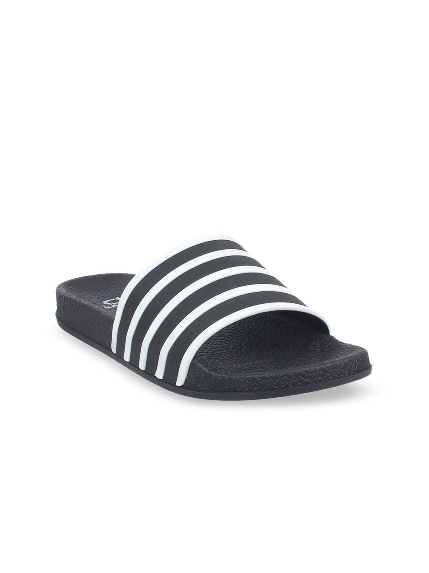 striped black white sliders